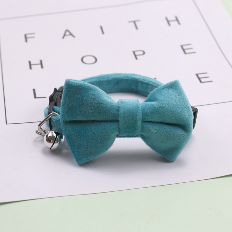 Cat Collar Factory - Adjustable Small Bow Velvet Bell