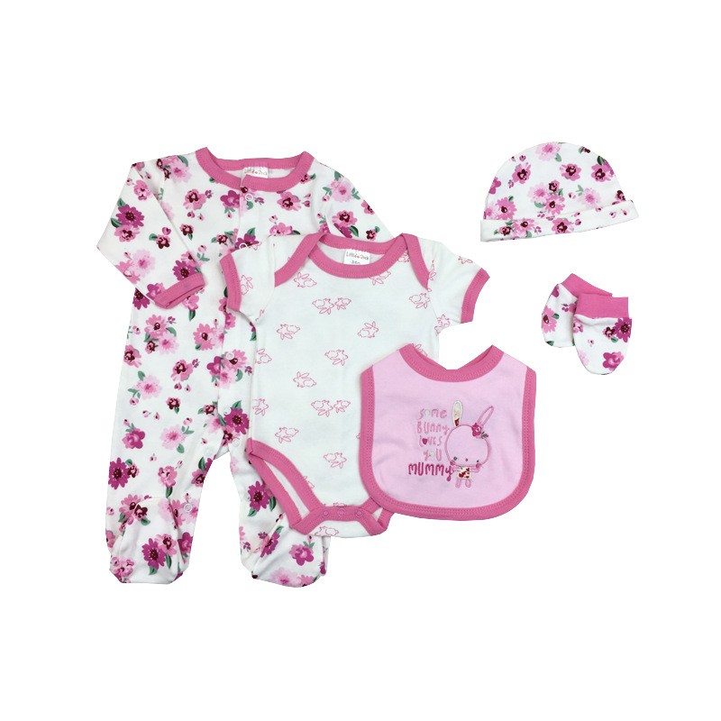 Baby Clothes Set Manufacturer - New Organic Cotton Romper Mittens