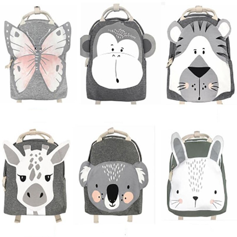 Children Backpack Manufacturer - New Cartoon Animal Skin-friendly Velvet