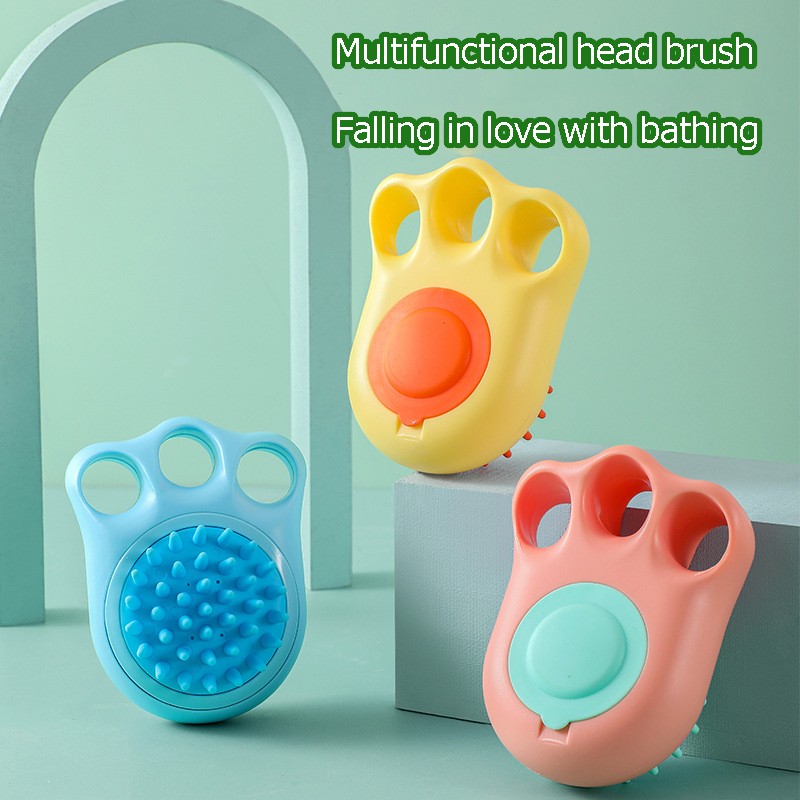 Pet Bath Comb Factory - Cute Cat Claw Shape Massage Storage