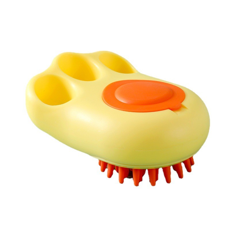 Pet Bath Comb Factory - Cute Cat Claw Shape Massage Storage