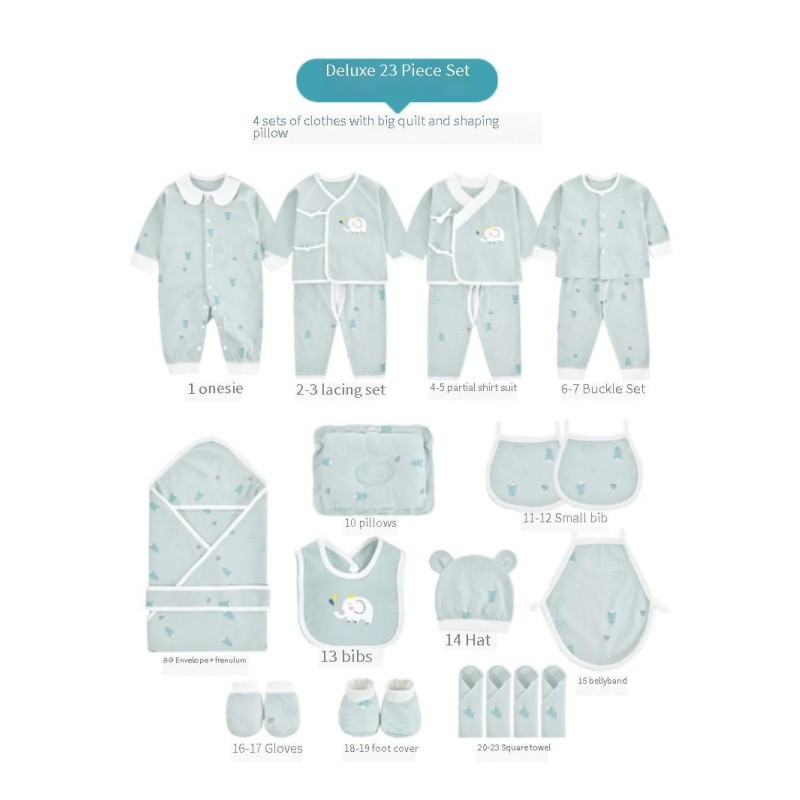 Baby Gift Set Manufacturer - 2025 New 16PCS Pure Cotton Clothing