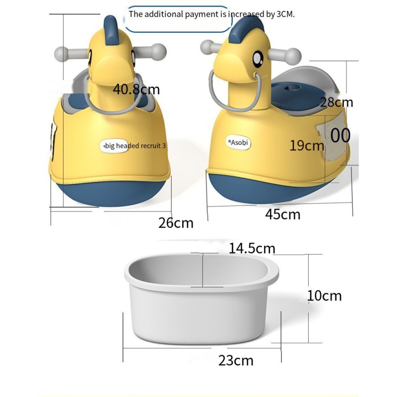 Baby Potty Seat Manufacturer - New 2 in 1 Fun Pulley Car Training