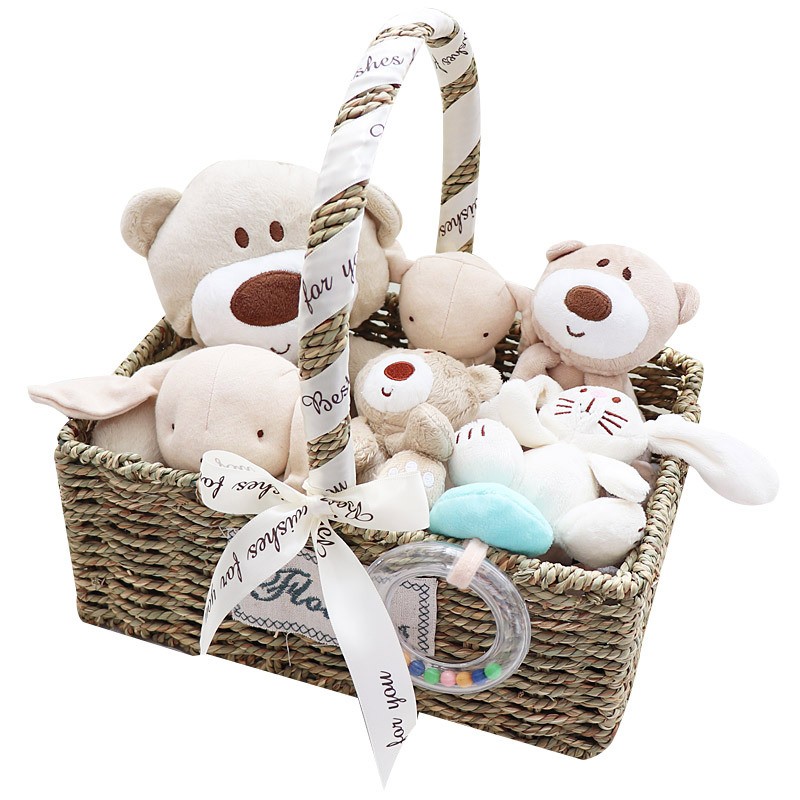 Baby Gift Set Manufacturer - New Plush Toy Blanket Teether Rattle
