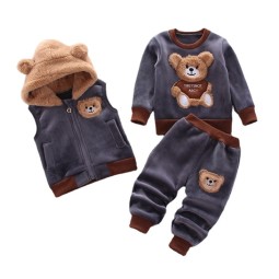Baby Clothing Set Manufacturer - Fashionable 3pcs Long Sleeved Cartoons