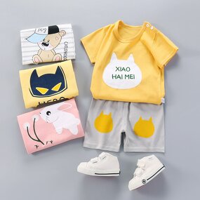 Baby Clothing Sets Factory - New Design 100% Cotton Short Sleeved