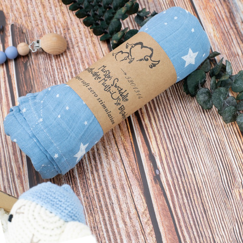 Infant Wrap Set Factory - New Organic Cotton Custom Name Swaddle