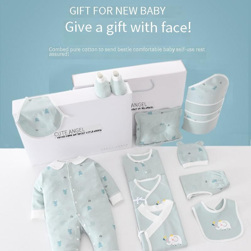 Baby Gift Set Manufacturer - 2025 New 16PCS Pure Cotton Clothing