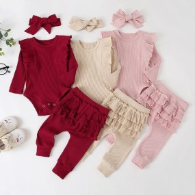 Baby Cloth Sets Manufacturer - New Guangzhou 3 Piece Long Sleeve