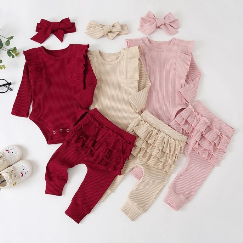 Baby Cloth Sets Manufacturer - New Guangzhou 3 Piece Long Sleeve