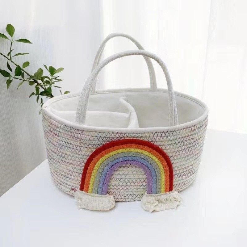 Bohemian Caddy Supplier - Bohemian Baby Diaper Caddy