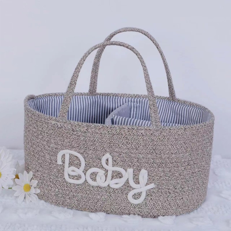 Bohemian Caddy Supplier - Bohemian Baby Diaper Caddy