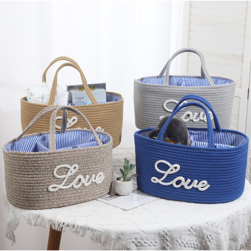 Bohemian Caddy Supplier - Bohemian Baby Diaper Caddy