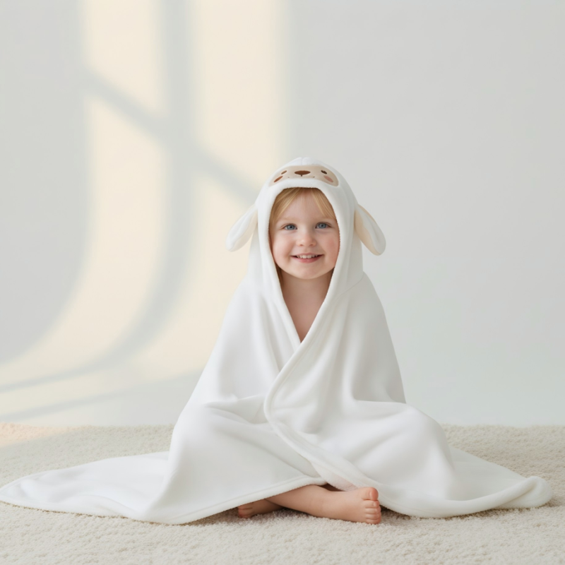 Bath Towel Manufacturer - Cute Leopard Baby Bath