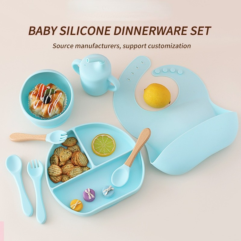 Baby Feeding Set Manufacturer - 4PCS Silicone Baby