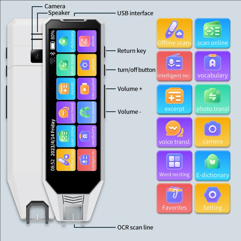 Translation Pen Manufacturer - New Language Voice Scanning 16G