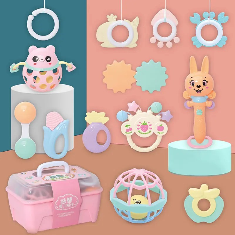 Teether Set Manufacturer - Chew Bite Rattles Soft Silicone