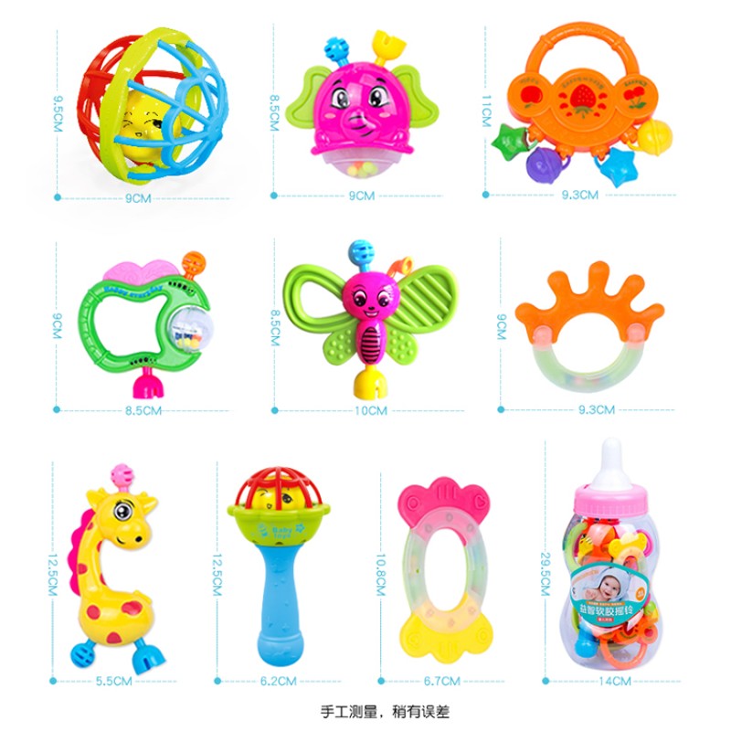 Teether Rattles Factory - Custom Newborn Animal Hanging Plastic