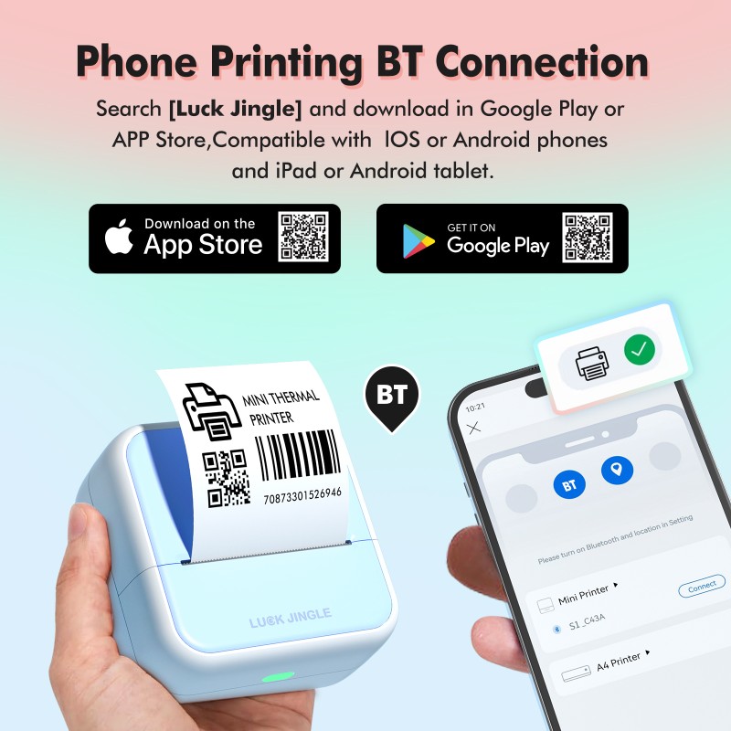 Thermal Printer Manufacturer - Study Mini Wireless Portable USB