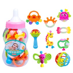 Teether Rattles Factory - Custom Newborn Animal Hanging Plastic