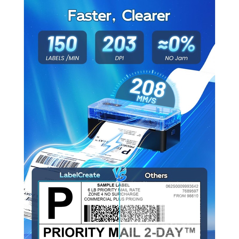 Label Printer Manufacturer - Phomemo 2410 BT Wireless 4x6