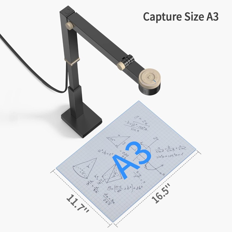 Document Camera Manufacturer - CZUR Fancy S Pro 4K USB