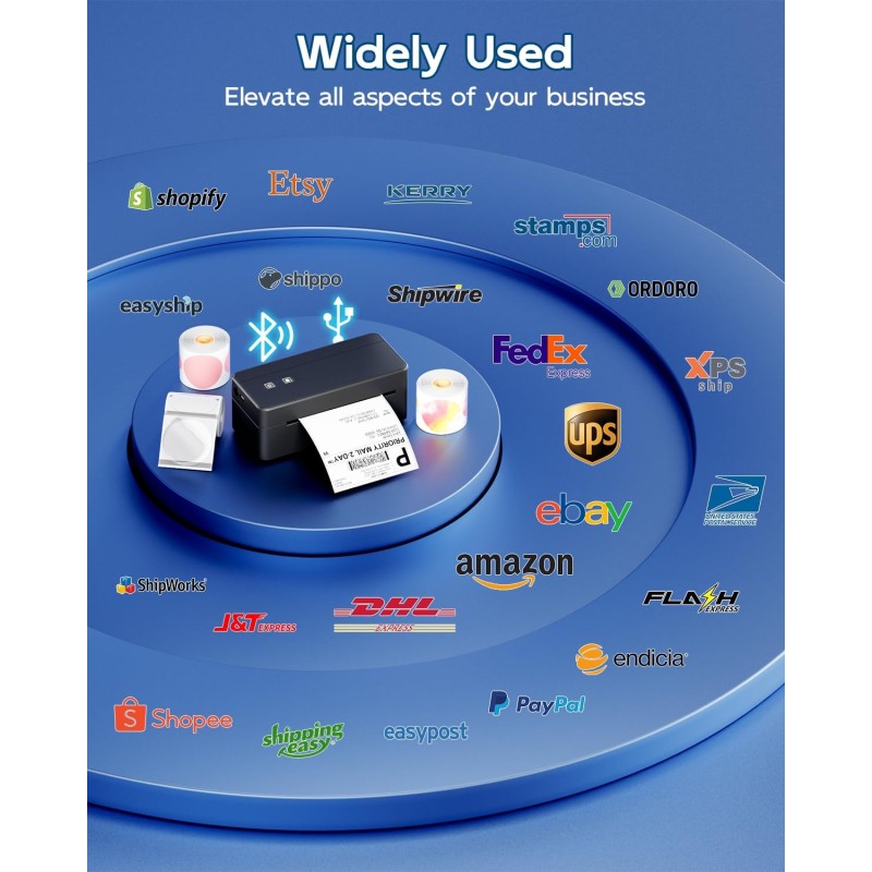 Label Printer Manufacturer - Phomemo 2410 BT Wireless 4x6