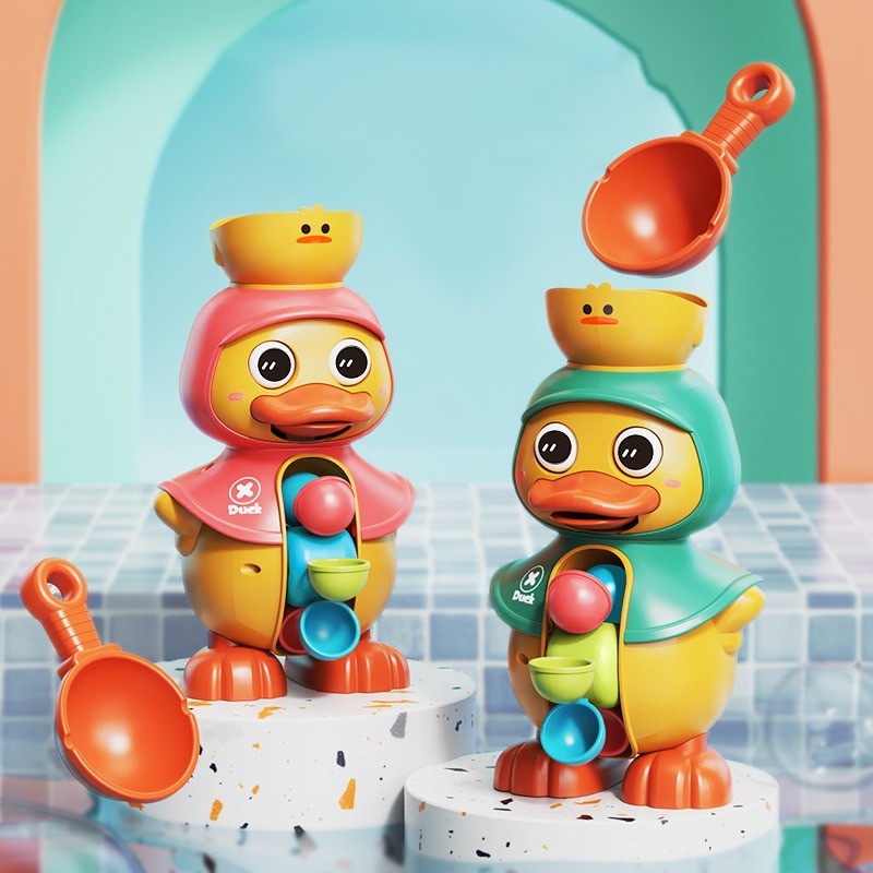 Bathtub Toys Factory - Sumhen Duck Spinning Water Wheel
