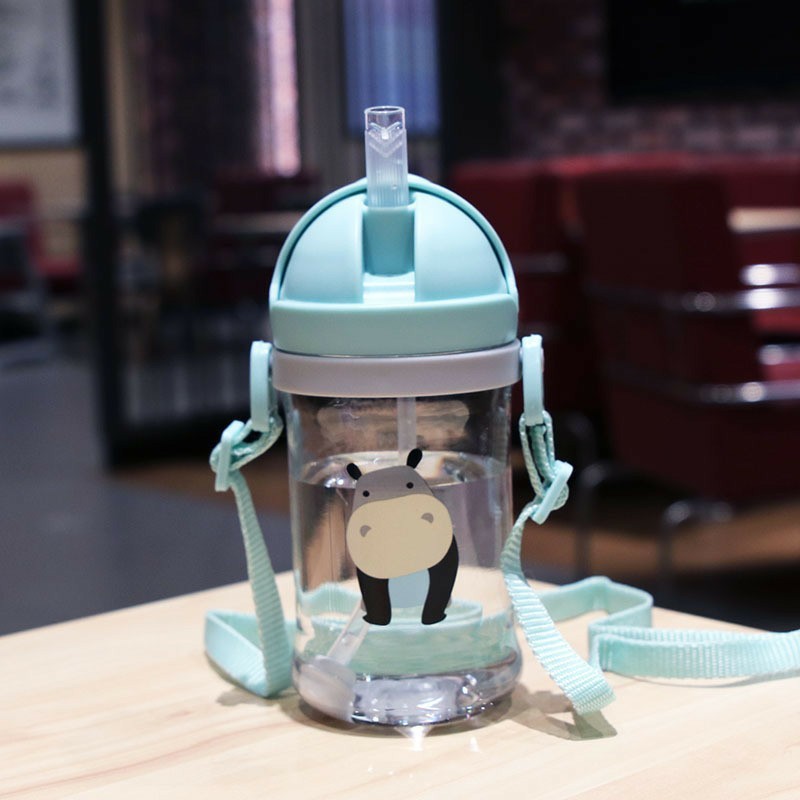 Baby Feeding Cup Factory - Cartoon Outdoor 250ml-350ml Straw