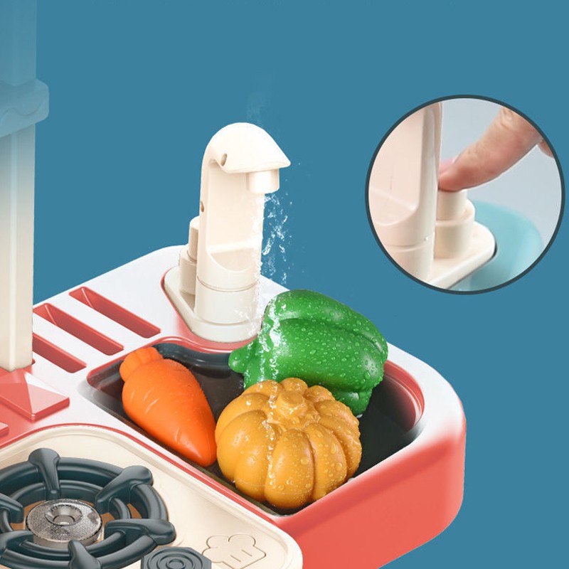 Kitchen Toys Factory - Pretend Spray Games 43PCS Cooking