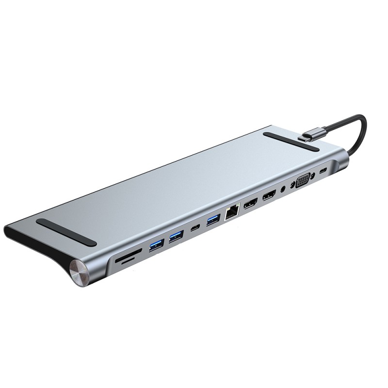 USB C Hub Factory - High Quality 12 in 1 Docking