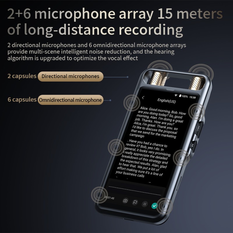 AI Voice Recorder Factory - SUMHEN SM5 Portable Digital