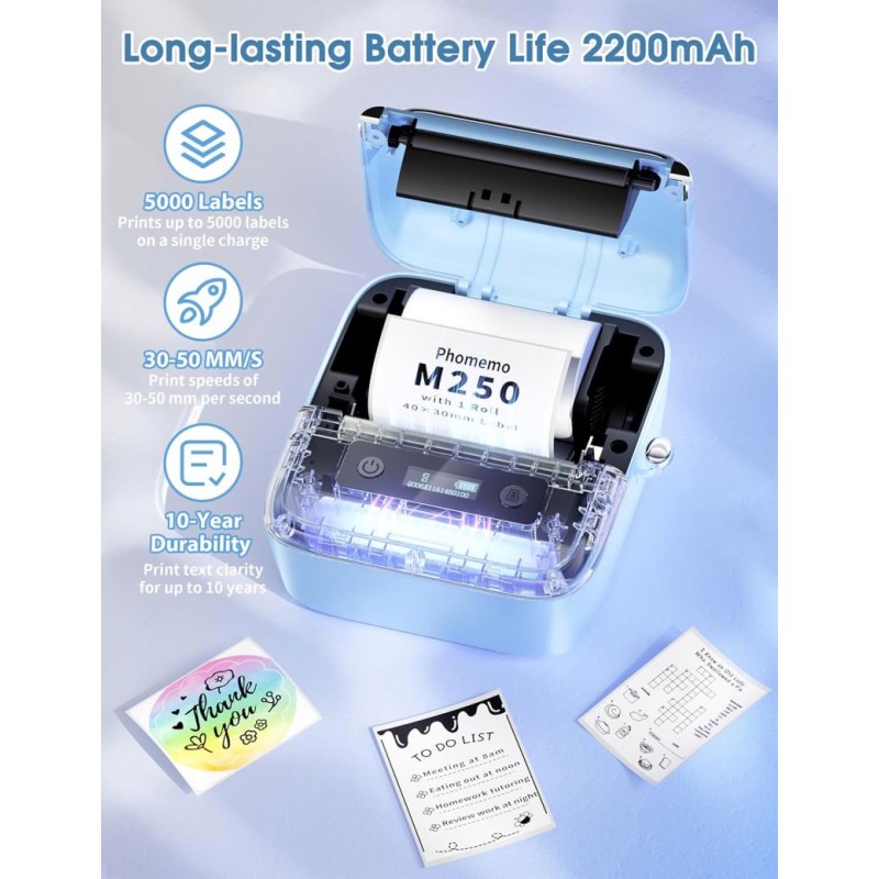 Label Maker Manufacturer - Phomemo M250 Portable Thermal Mini