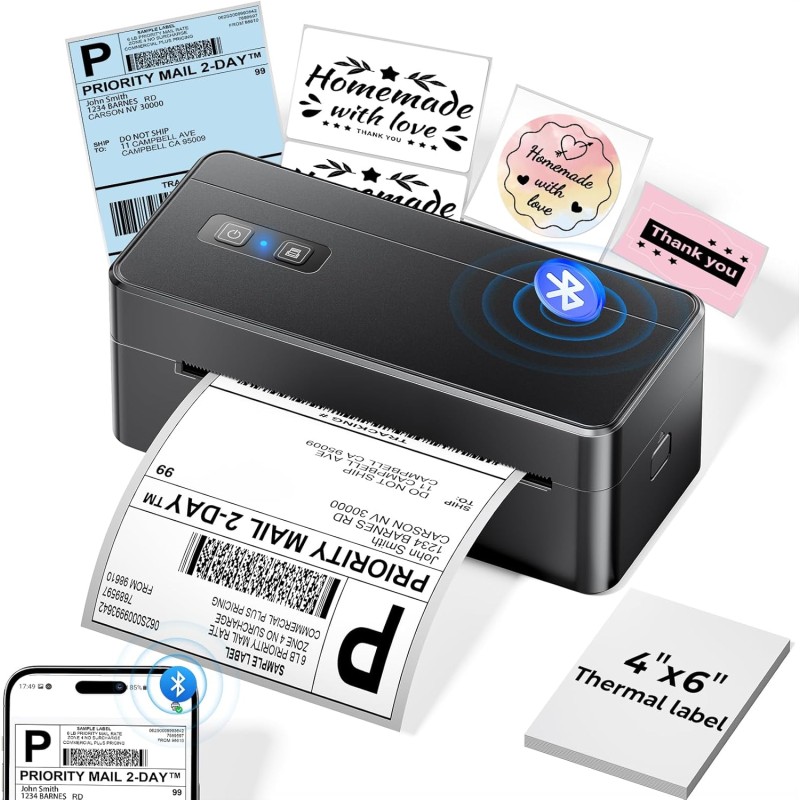 Label Printer Manufacturer - Phomemo 2410 BT Wireless 4x6