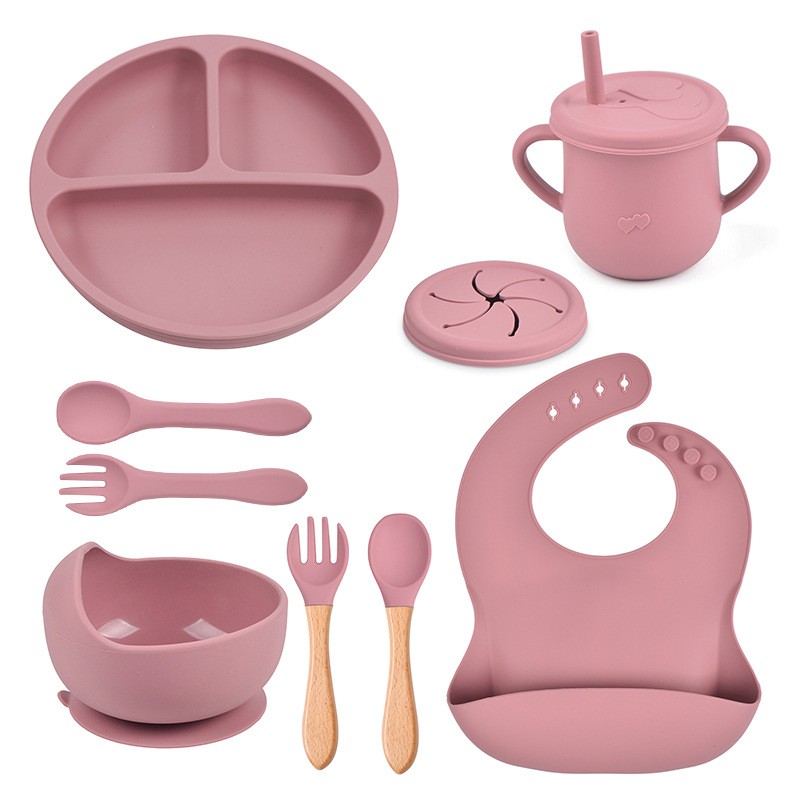 Baby Tableware Sets Manufacturer - Customized Silicone Dining Animal