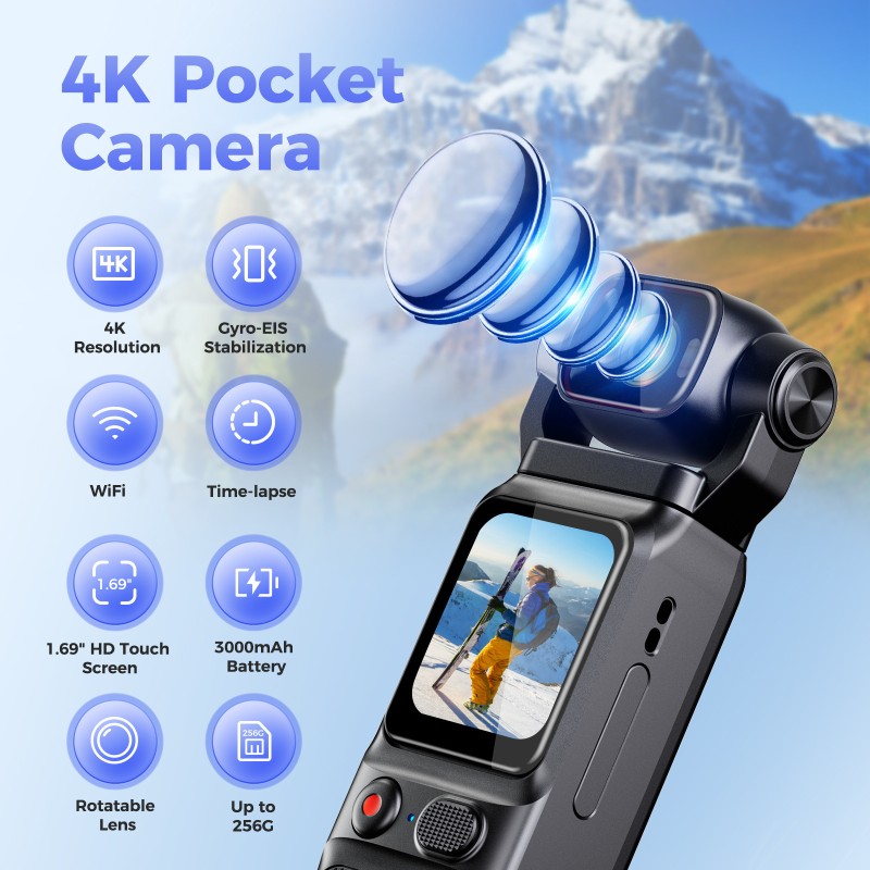 Mini Camera Factory - 4K Anti-Shake Waterproof WIFI