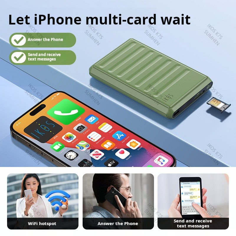 SIM Card Adapter Manufacturer - IKOS K7S Dual Triple Multi