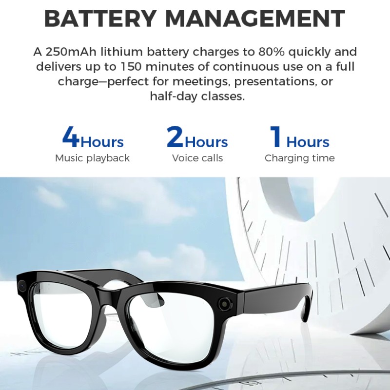 Smart Glasses Manufacturer - M01 HD Camera Anti-Blue Lens