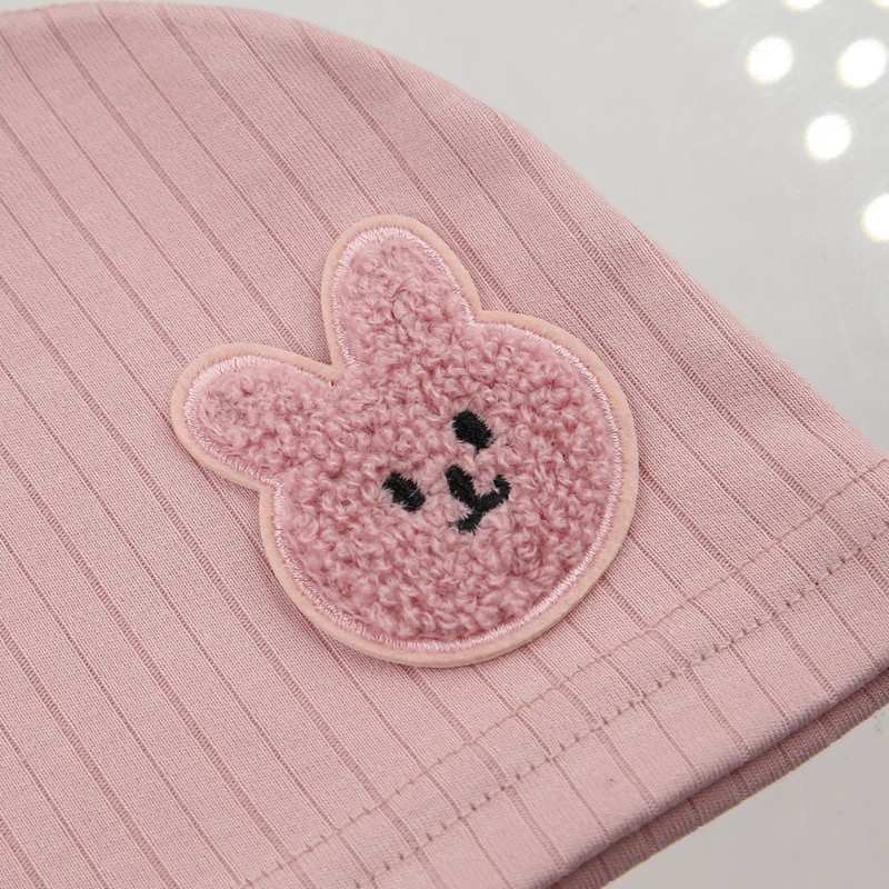 Baby Beanie Hats Manufacturer - OEM Unisex Cotton Bear Embroidery
