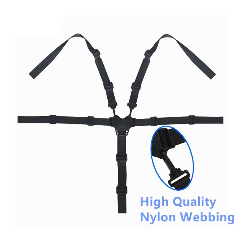 Universal Safety Harness Factory - OEM 5 Point Stroller Seat Belts