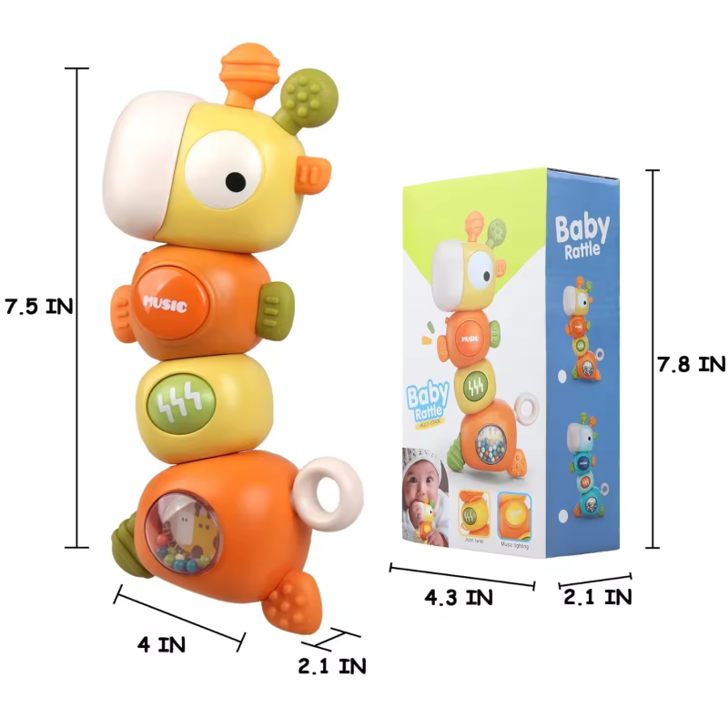 Giraffe Teething Toy Supplier - OEM Ringbell Chew Toy Pain Relief