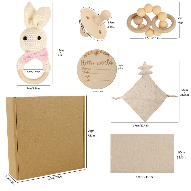 Newborn Gift Box Factory - OEM Safety Blanket Bath Towel Set