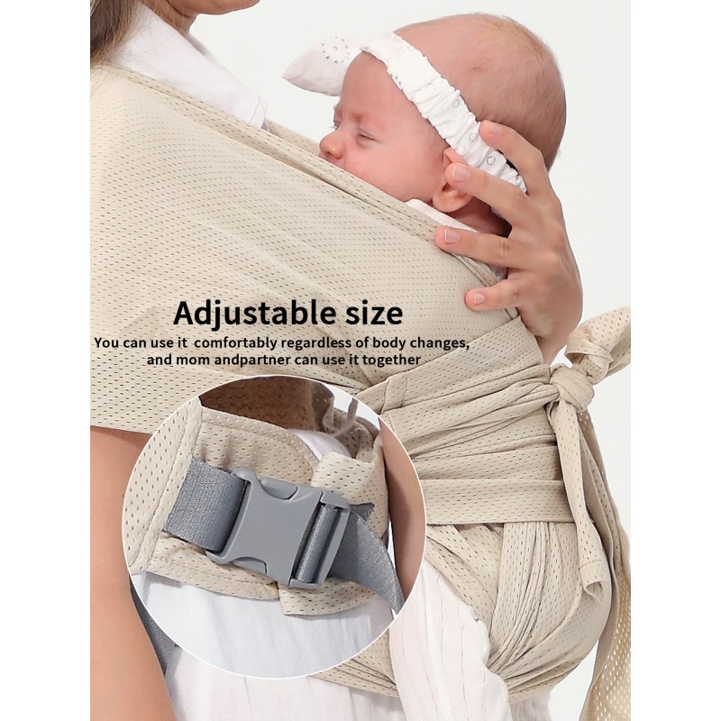 Adjustable Baby Carrier Factory - OEM Soft Breathable Wrap Sling