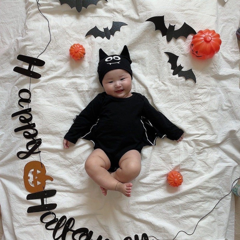 One Piece Romper Manufacturer - OEM Bat Hoodie Outfits Set