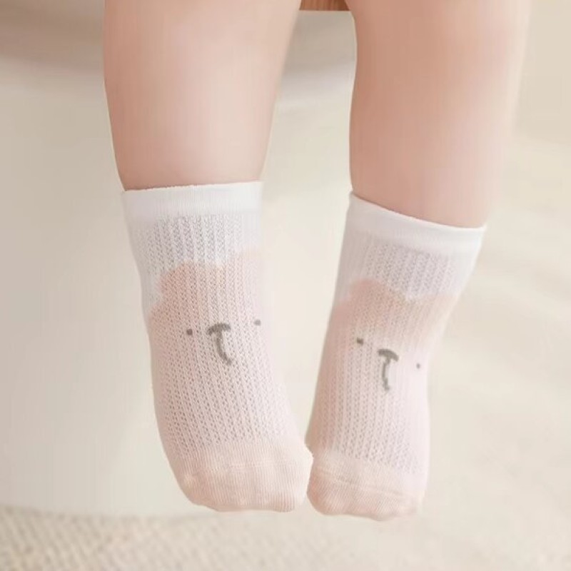 Baby Knee High Socks Manufacturer - Bulk Non Slip Cotton Crew Socks