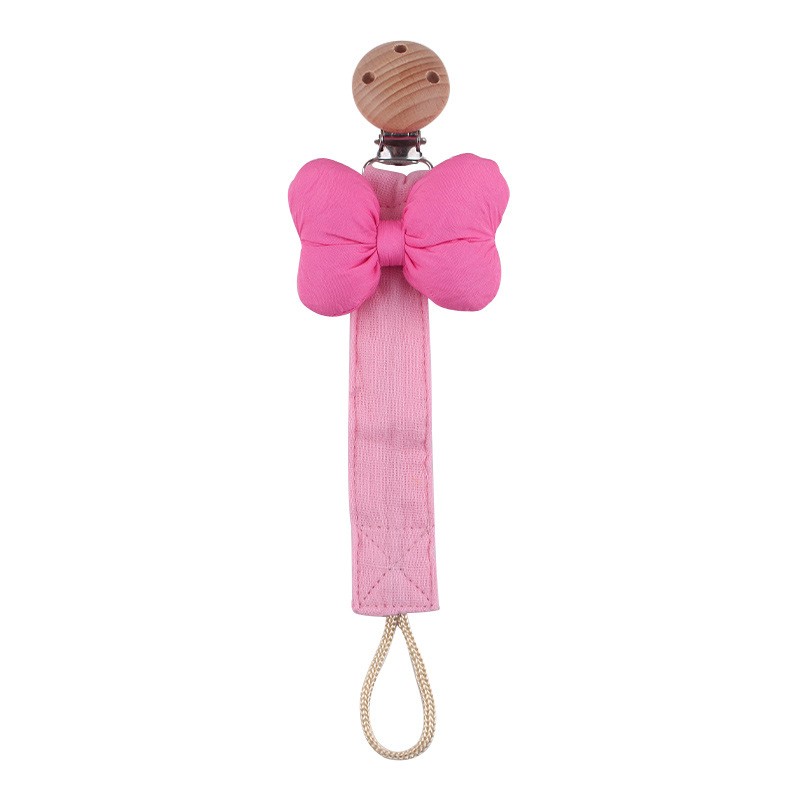 Wholesale Pacifier Clip Manufacturer - OEM Handmade Bow Cotton Clip