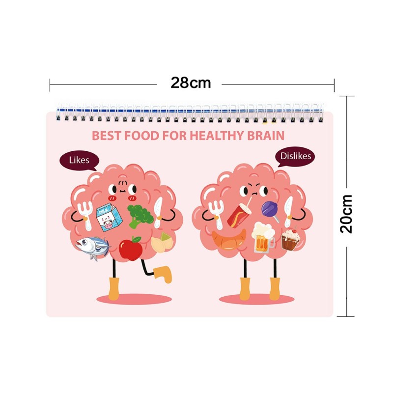 Preschool Learning Book Factory - OEM Body Anatomy Busy Activity