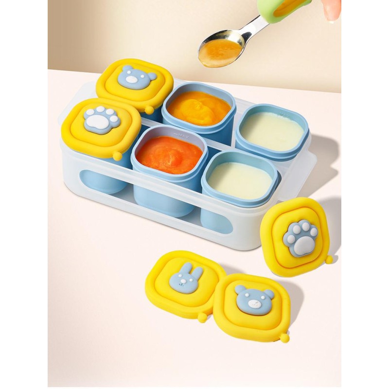 Baby Silicone Food Box Manufacturer - OEM Storage Frozen Steamed Mold