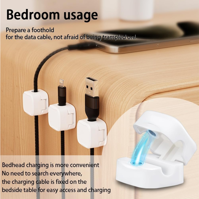 Charging Cable Keeper Manufacturer - OEM Adhesive Cable Management Holder