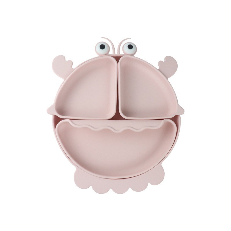 Silicone Suction Plate Manufacturer - OEM Non Slip Divided Crab Plate